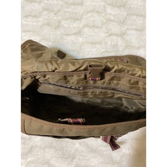 Gap Handbag Shoulder Bag Brown Camo School Distressed See Photo - Picture 7 of 9